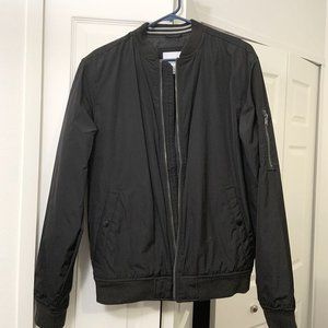 Old Navy Black Bomber Jacket Medium - Like New